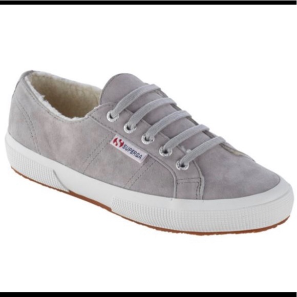 Superga Shoes - Superga Sherpa - lined suede sneakers